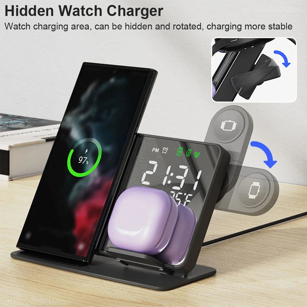 3-in-1 Wireless Charger for Samsung Galaxy Watches & S Series