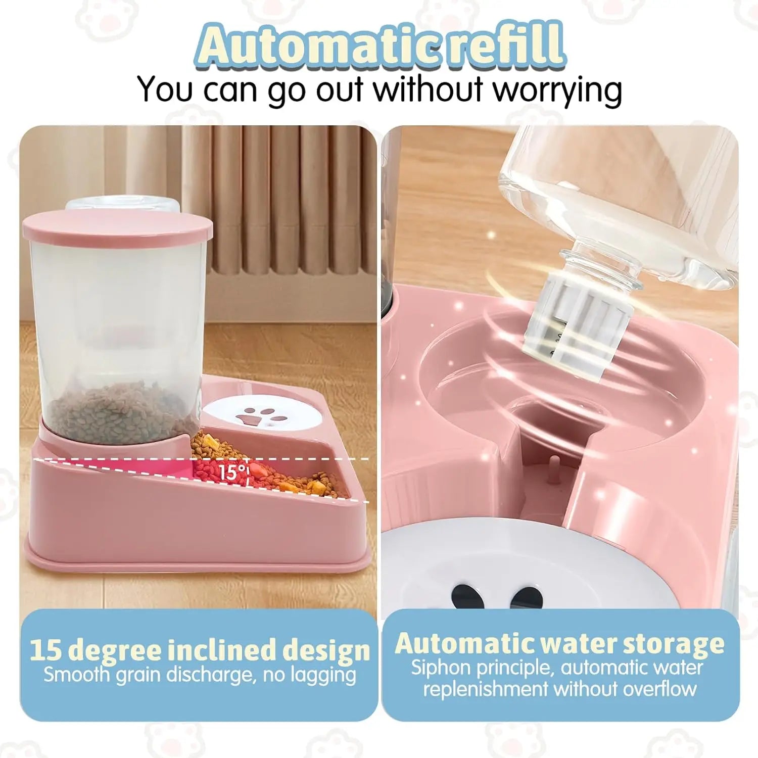 Automatic Pet Feeder & Water Dispenser