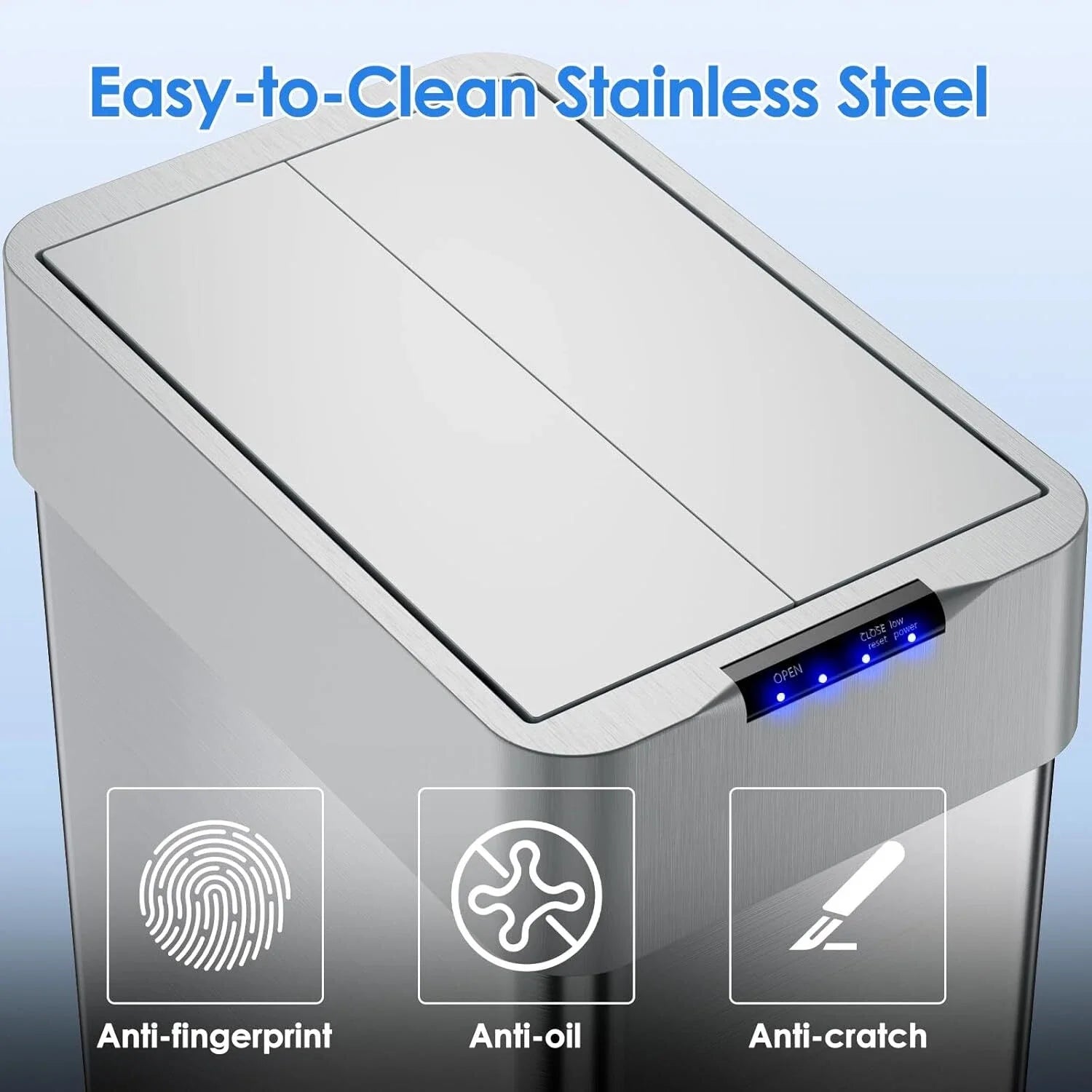 13.2-21.1Gal (50-80L) Motion Sensor Trash Can