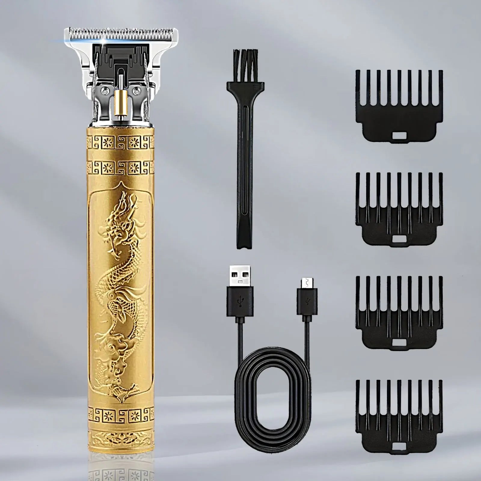 LCD Electric Rechargeable Sculpture Shaver And Hair Clipper For Men