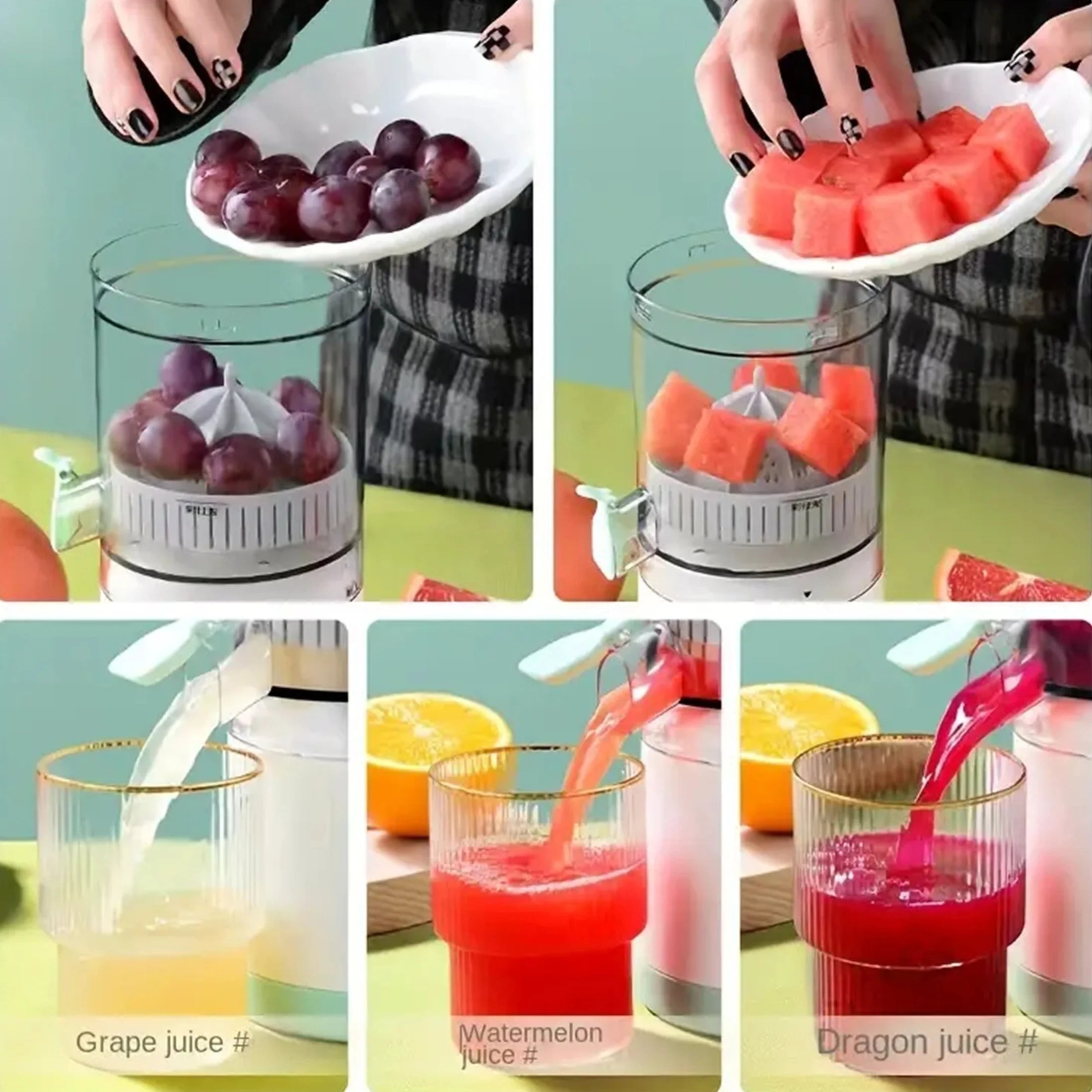 Electric USB Rechargeable Citrus Juicer