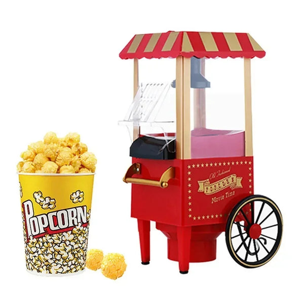 Electric Popcorn Maker – Fully Automatic Trolley Corn Popper