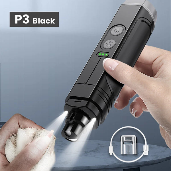 Light Rechargeable Pet Nail Grinder Professional Dog Nail Clippers