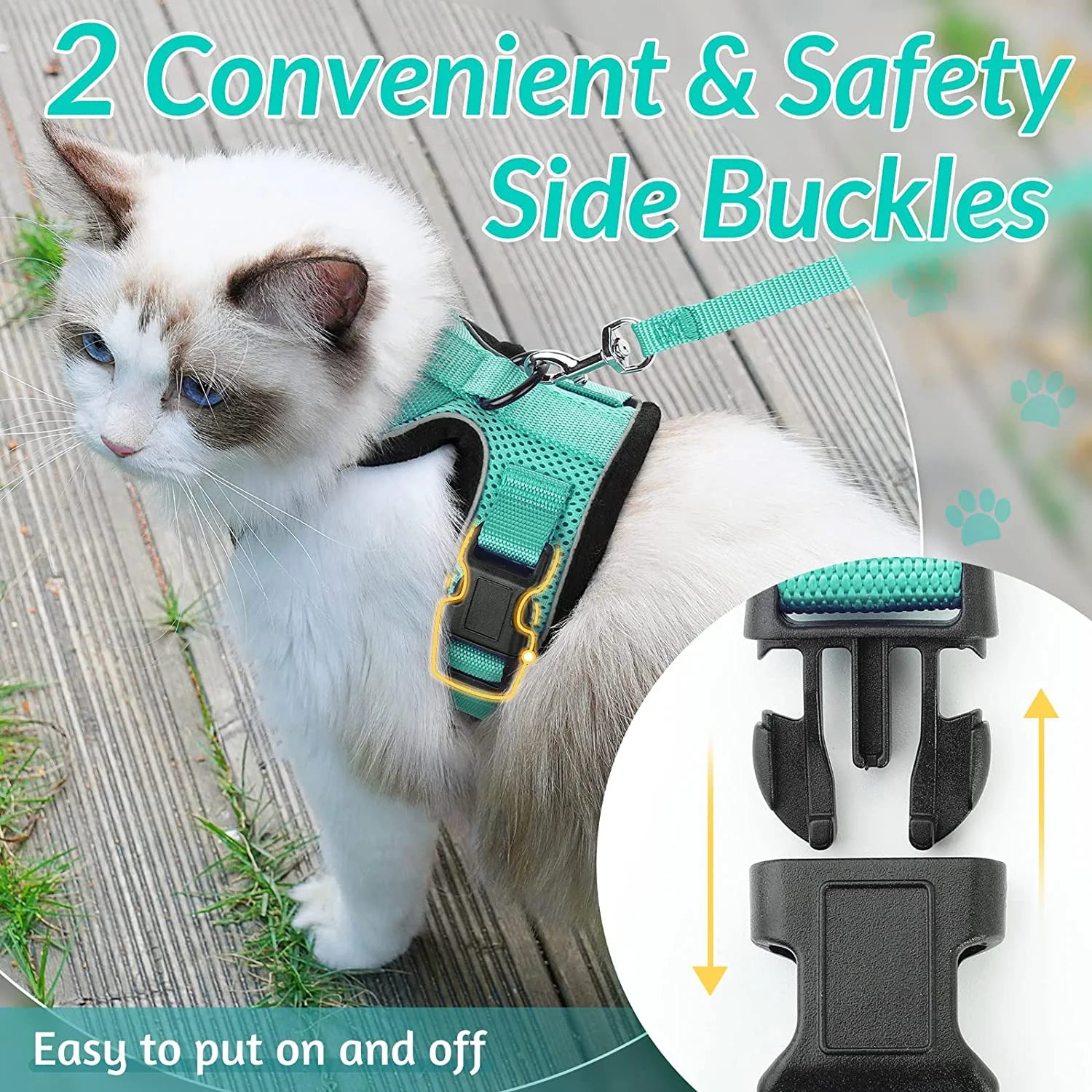 Cat Harness and Leash for Walking