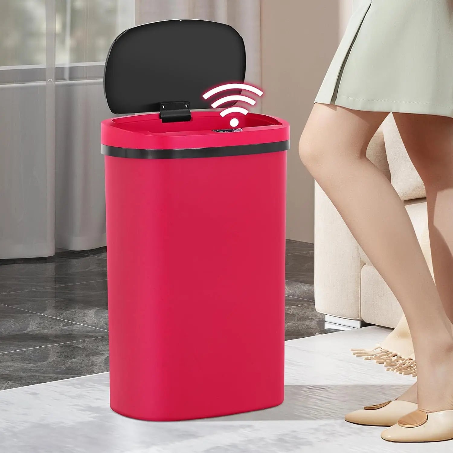 13-Gallon (50L) Automatic Motion Sensor Trash Can