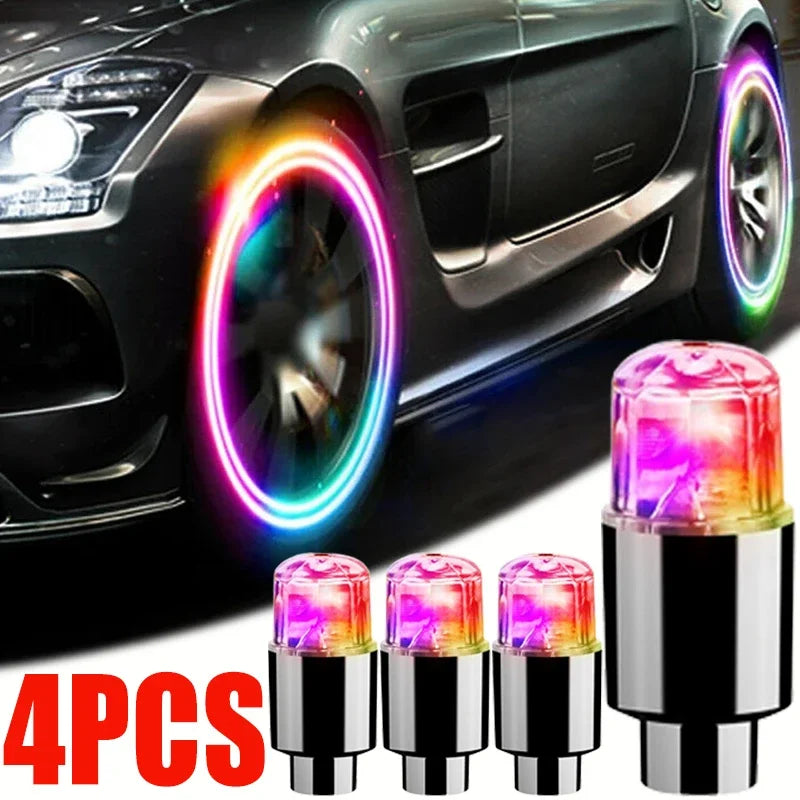 Car Hub Ambient Light – LED Tire Lights for Bicycle and Car