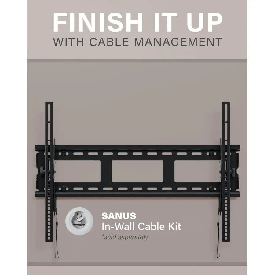 Tilting TV Wall Mount Bracket for 37" to 80" TV's up to 130lbs