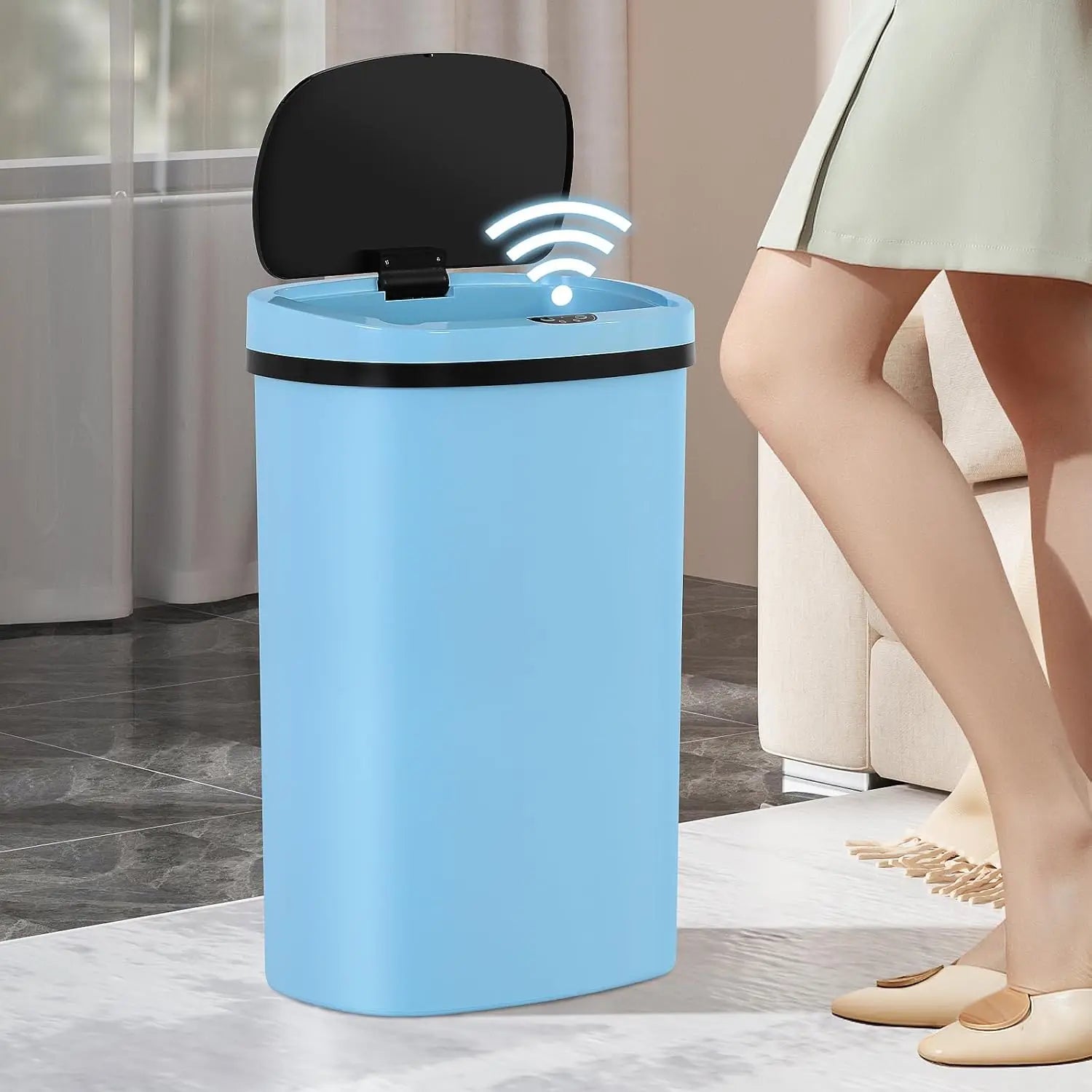 13-Gallon (50L) Automatic Motion Sensor Trash Can