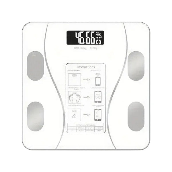 Smart Body Composition Scale with App Sync and Rechargeable Battery