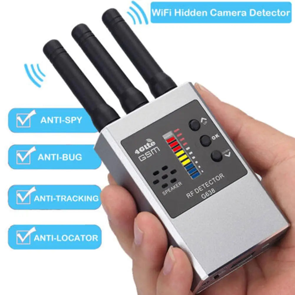 Anti-Spy Hidden Camera & GPS Tracker Detector