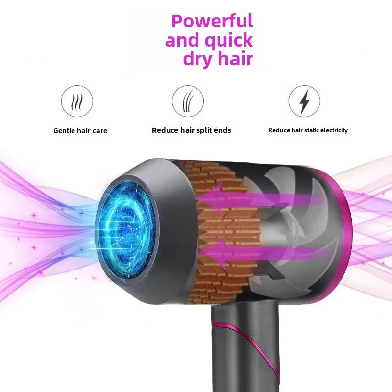 Negative ion blower with Foldable Handle Fast Drying Low Noise Blow Dryer