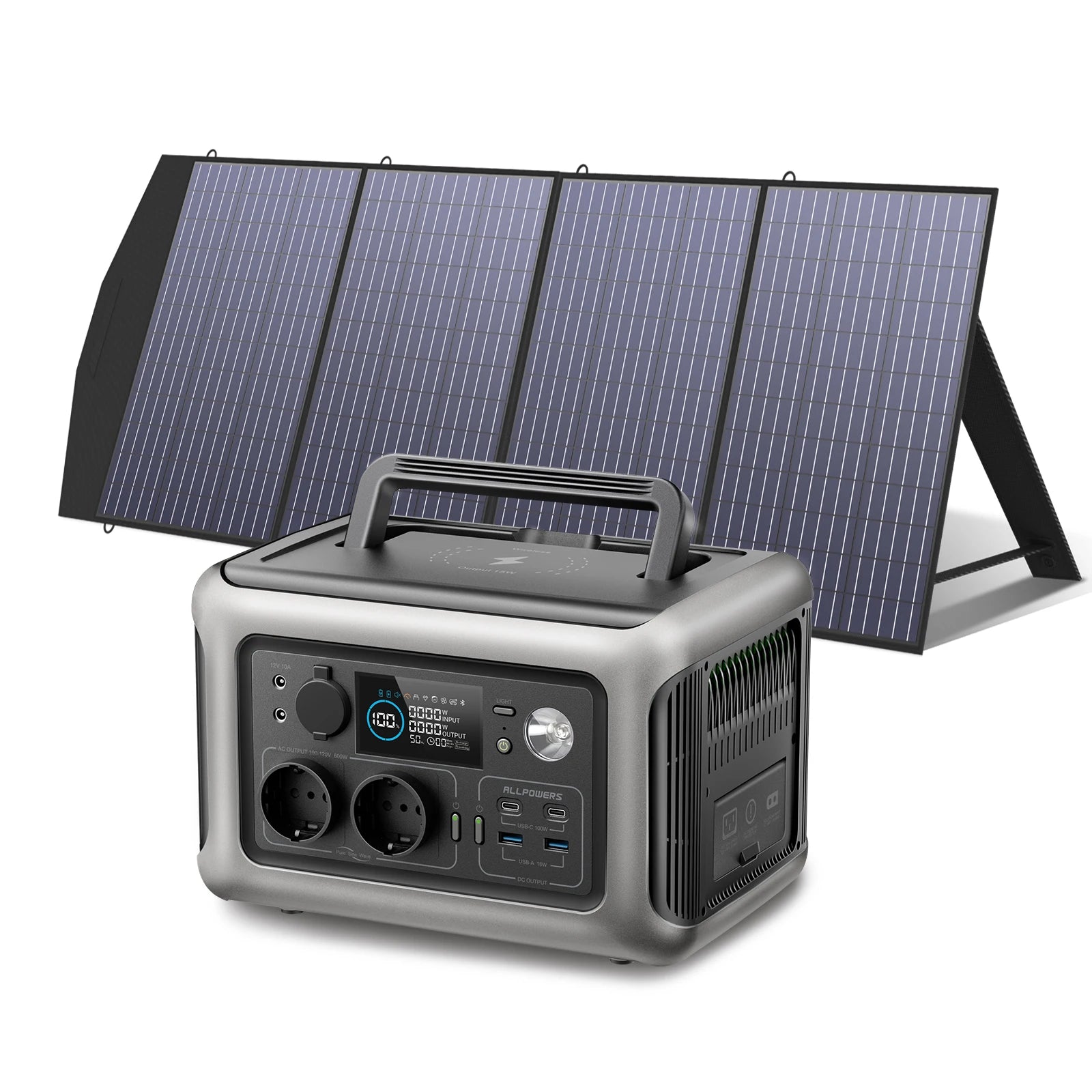 ALLPOWERS R600 Solar Generator with Optional Solar Panel