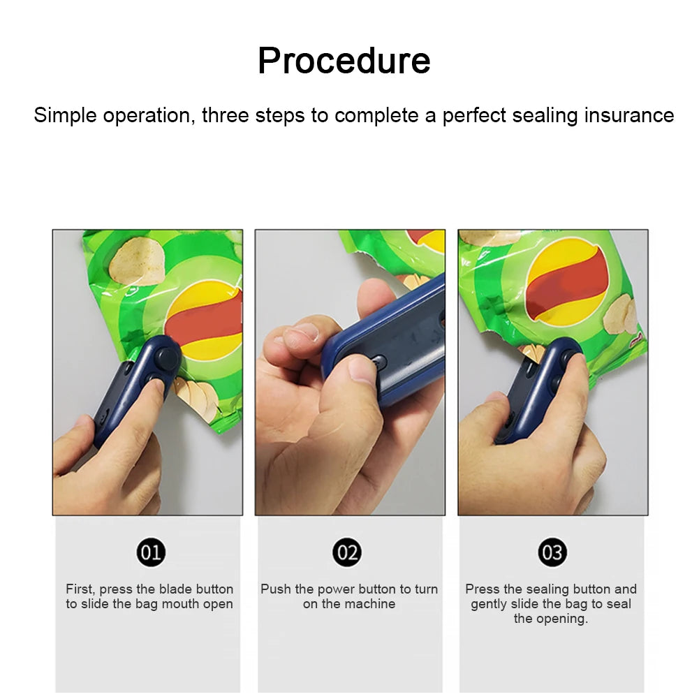 Mini Rechargeable Heat Bag Sealing Machine