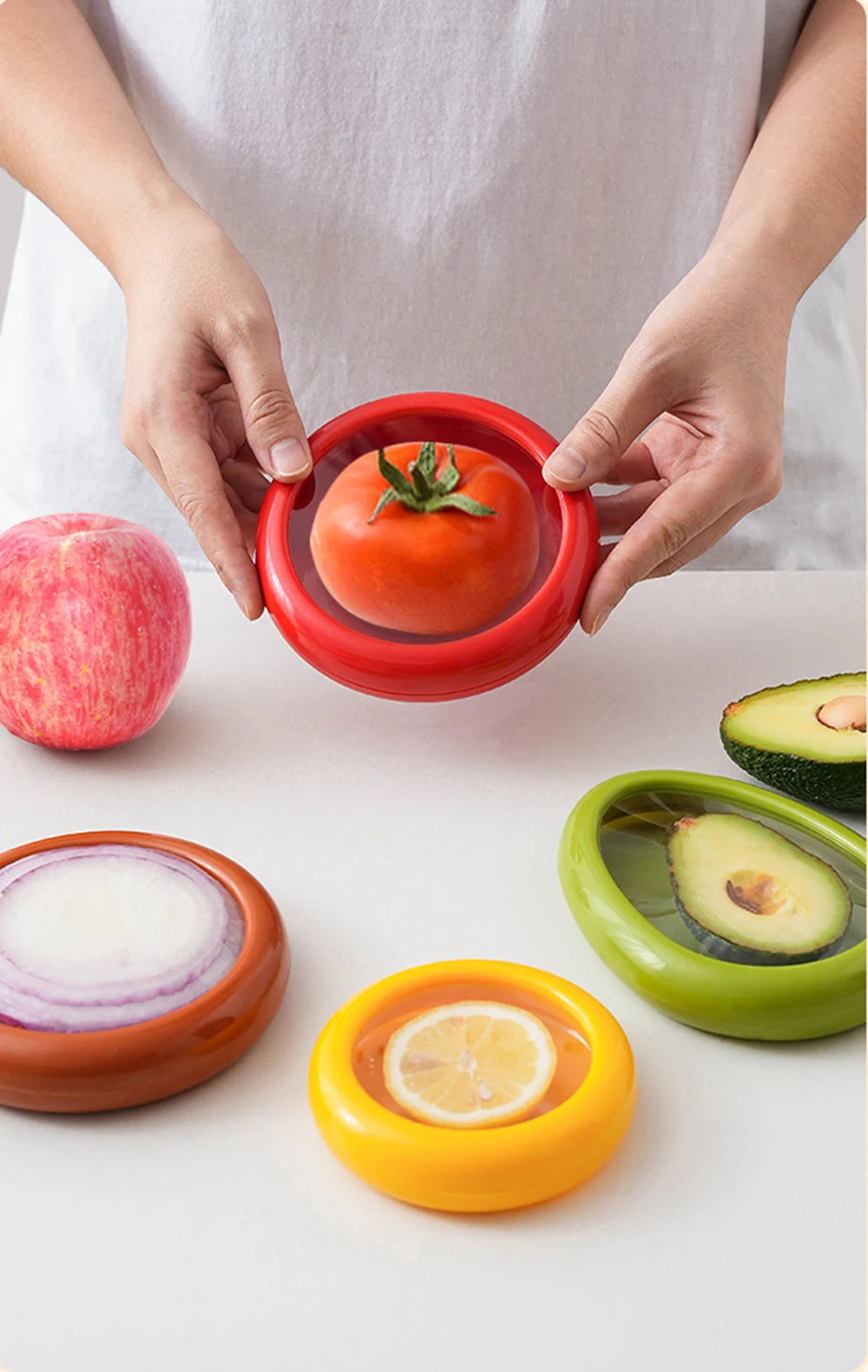 Reusable Fruit Vegetable Airtight Fresh Food Storage Box