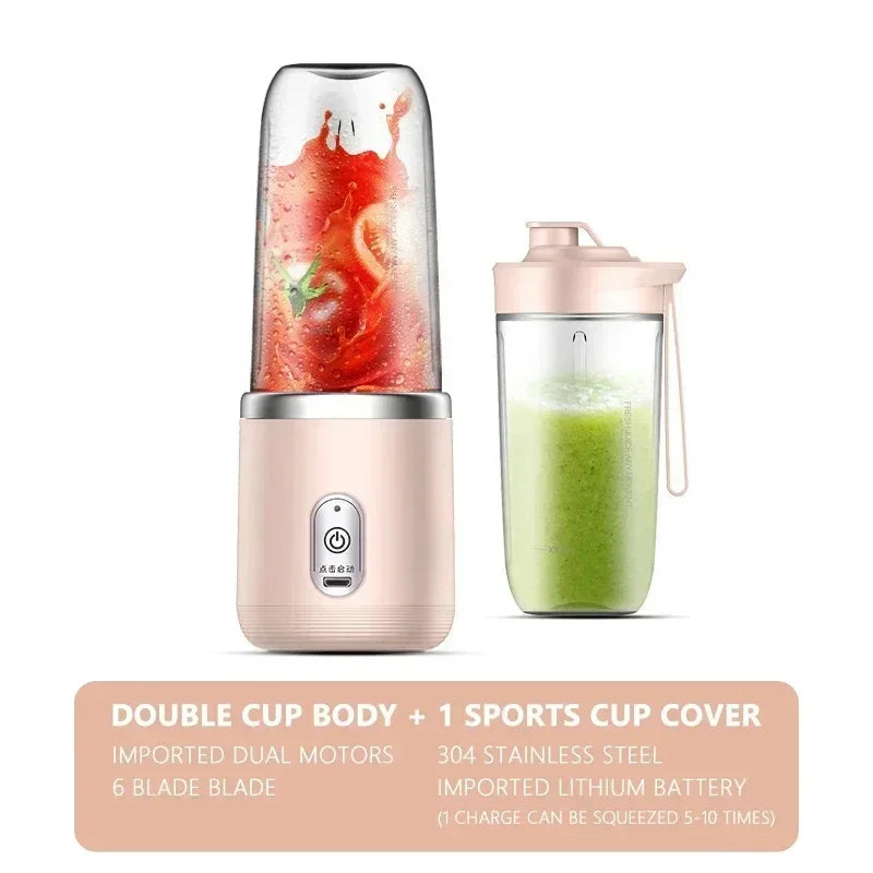 Blue/Pink Electric Juicer Blender – 1/2pc