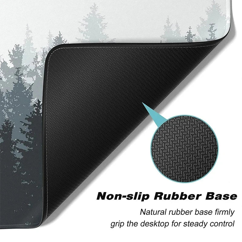 Large Graffiti Gaming Controller Non-Slip Mouse Pad
