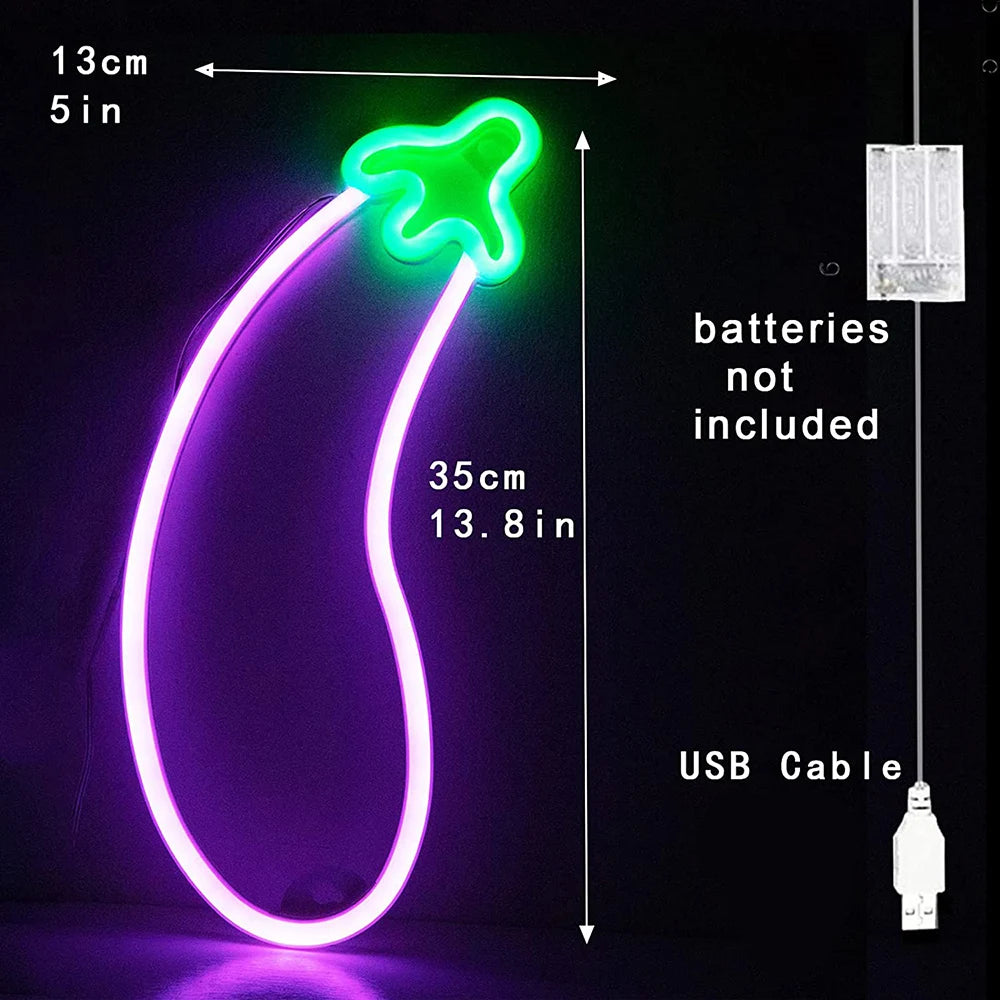 USB/Battery LED Neon Light Wall Art