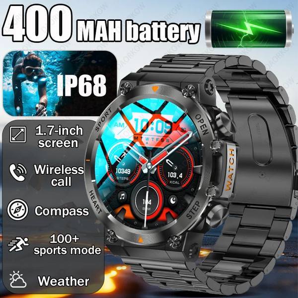 2026 Men Fitness Smart Watch Bluetooth Calling