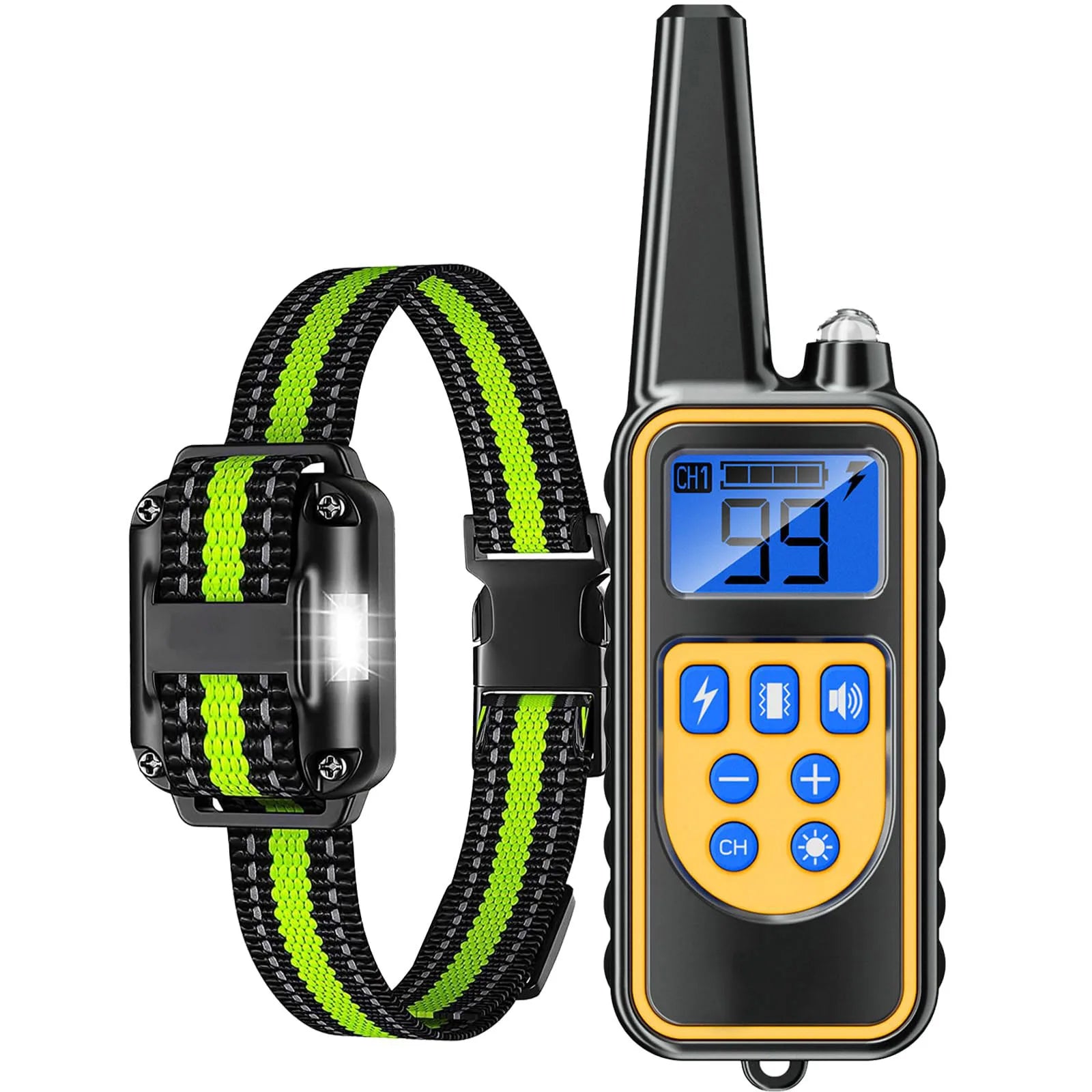 Electric Pet Training Collar with Remote Control