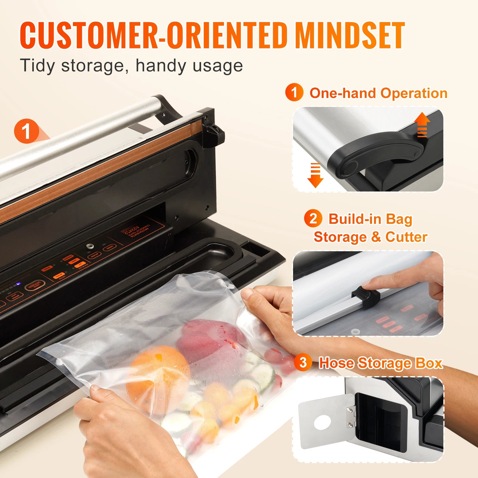 Commercial Automatic Food Vacuum Sealer Machine
