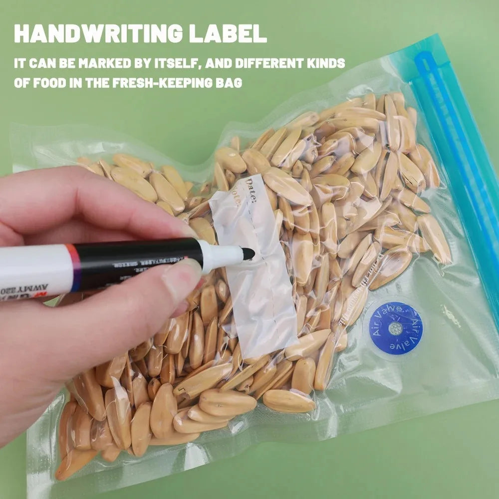 Vacuum Sealed Food storage with Air Valve