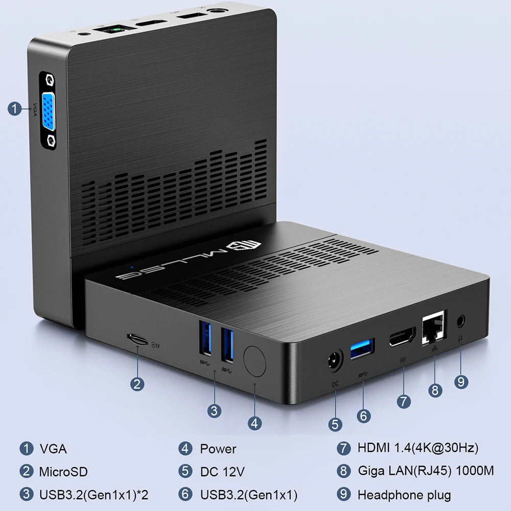 MLLSE Mini PC M2 Air Intel N4000 Windows 11