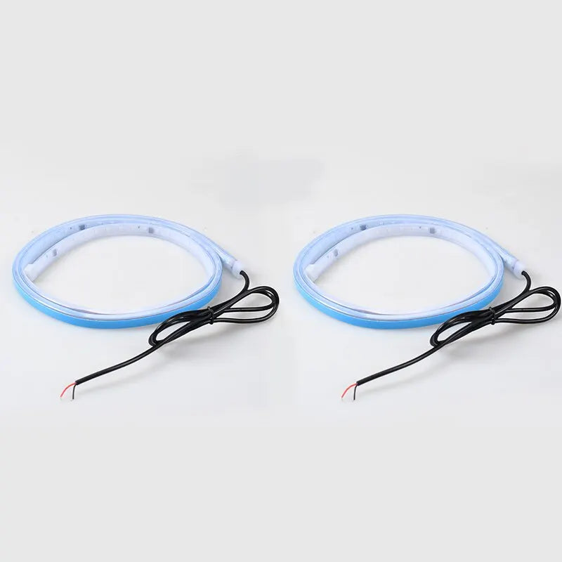 2pcs LED Car Door Opening Warning Atmosphere Light Strips