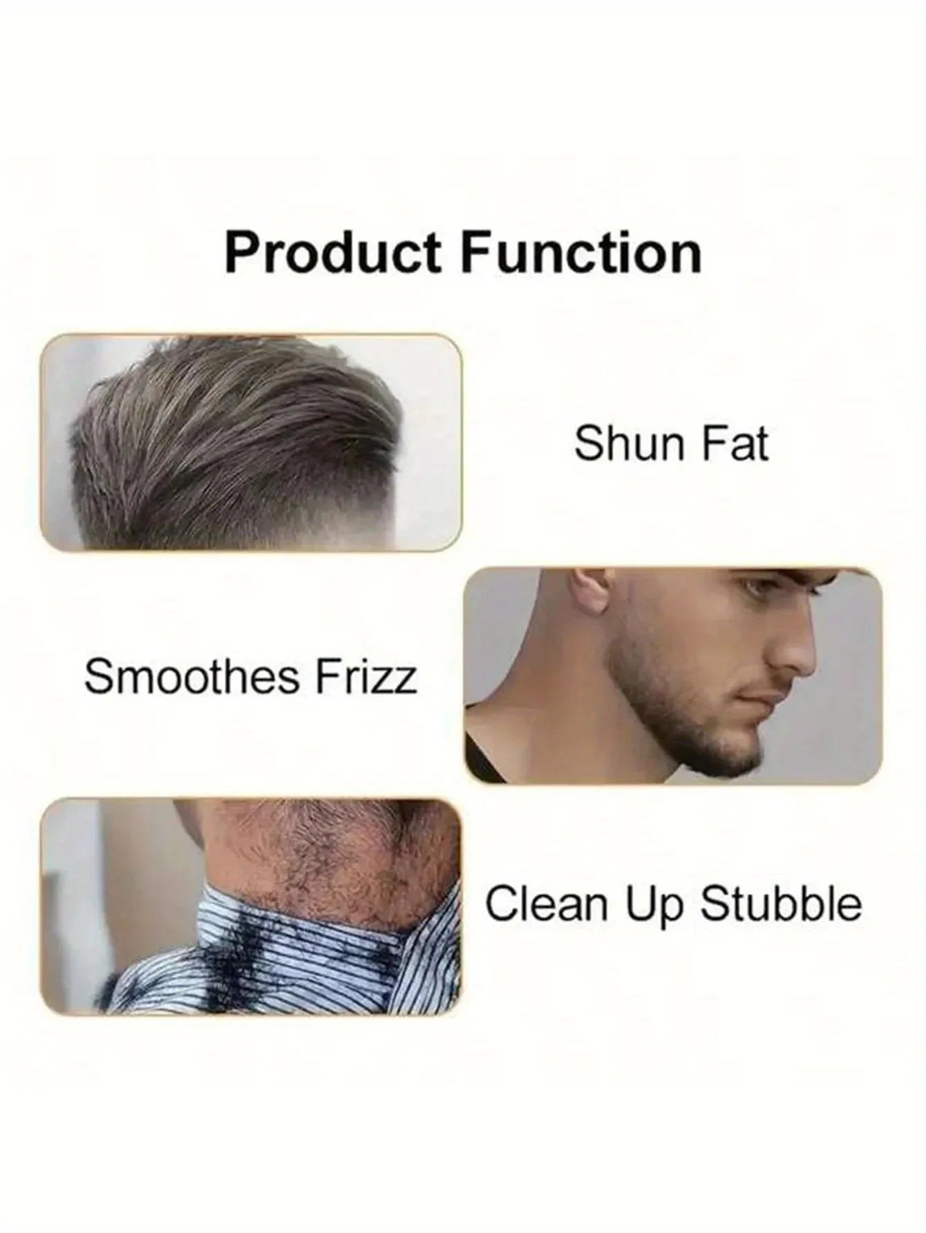 LCD Electric Rechargeable Sculpture Shaver And Hair Clipper For Men