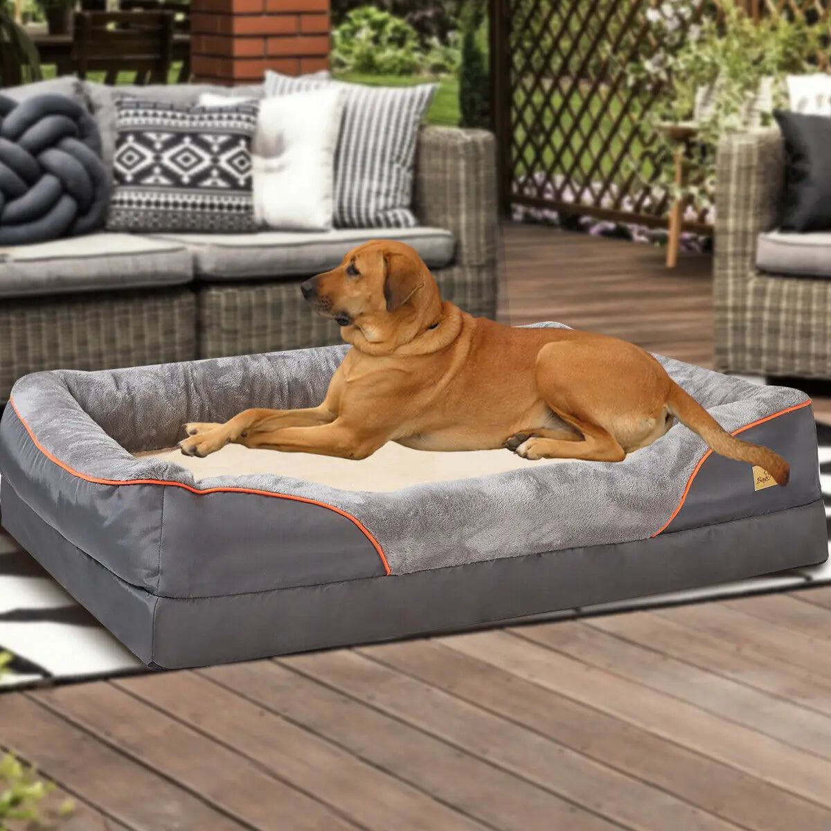 L-XXXL Dog Bed - Super Soft Orthopedic Foam Pet Bed