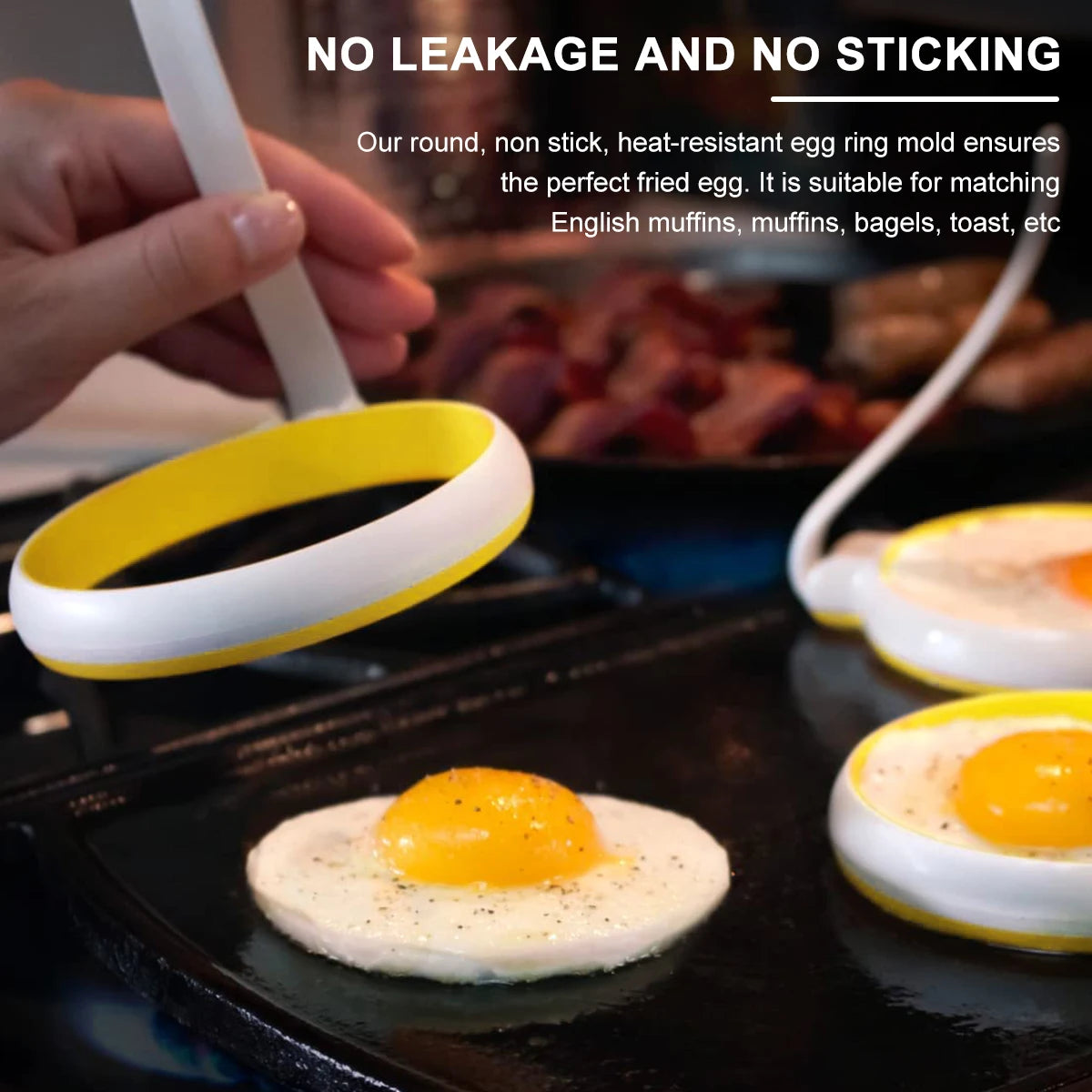 Fried Egg Ring Silicone Cooking Mold