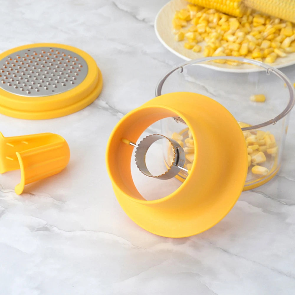 4 In 1 Corn Husker Corn Sheller Corn Cob Cutter Corn Thresher Garlic Grinder