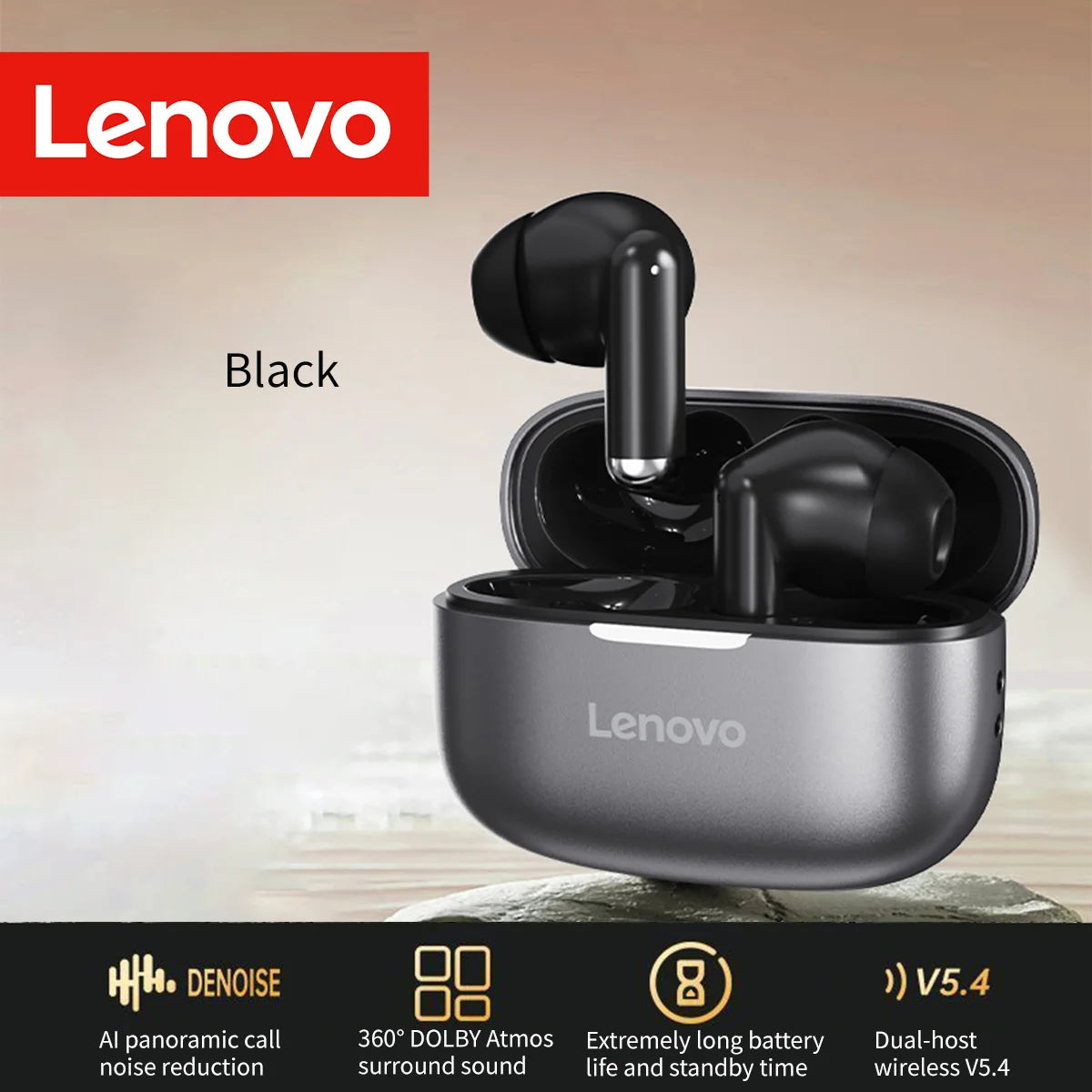 Lenovo Anc Noise Reduction Earbuds