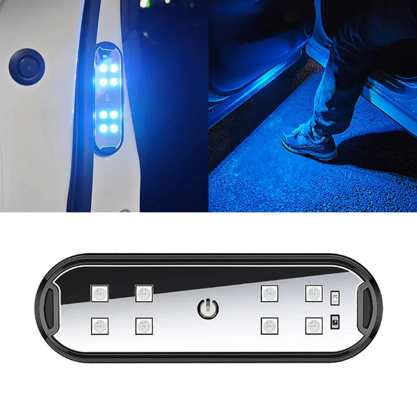 2Pcs Wireless Car RGB LED Door Lights