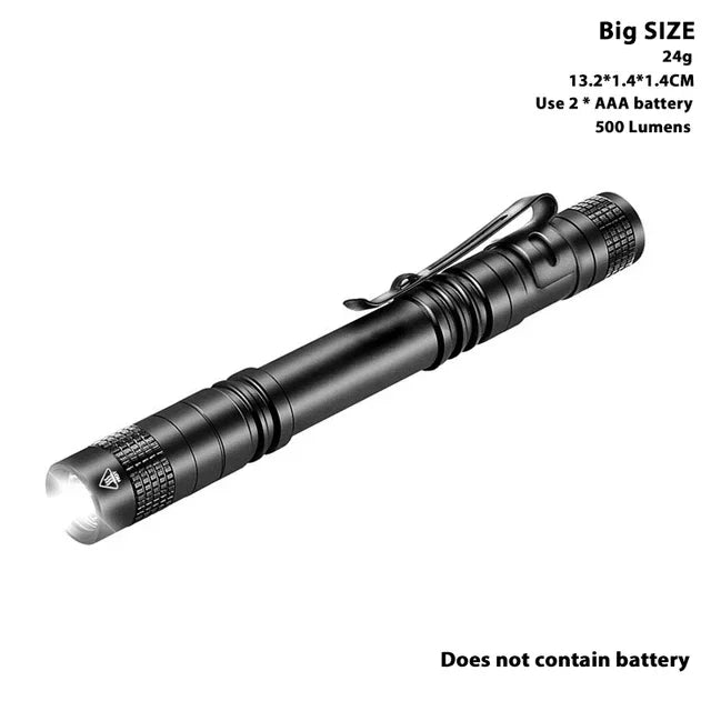 Mini LED Flashlight Pocket Pen Light