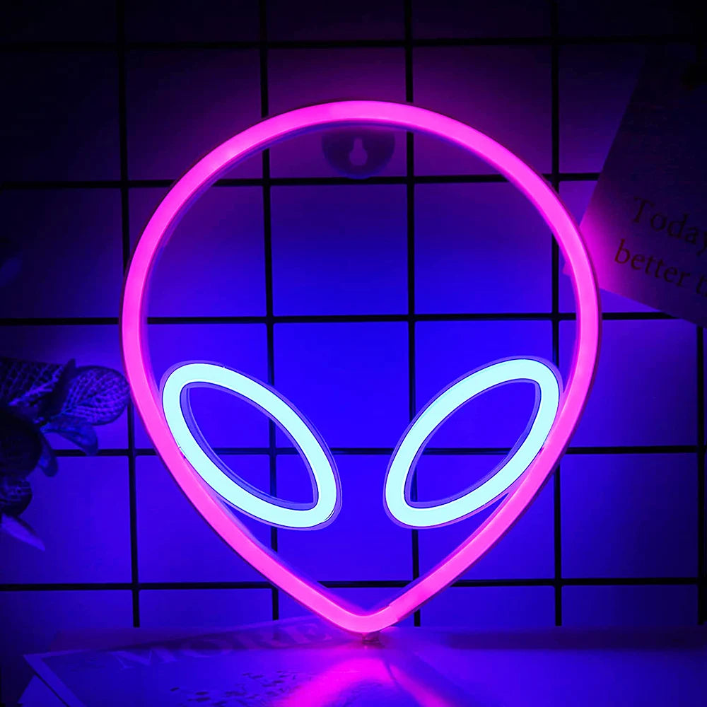 USB/Battery LED Neon Light Wall Art