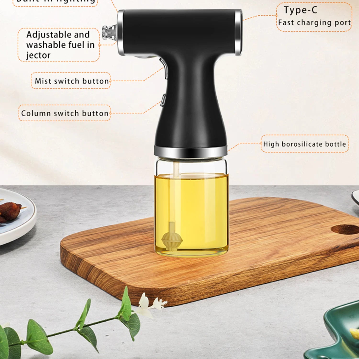 Electric Oil Sprayer Bottle