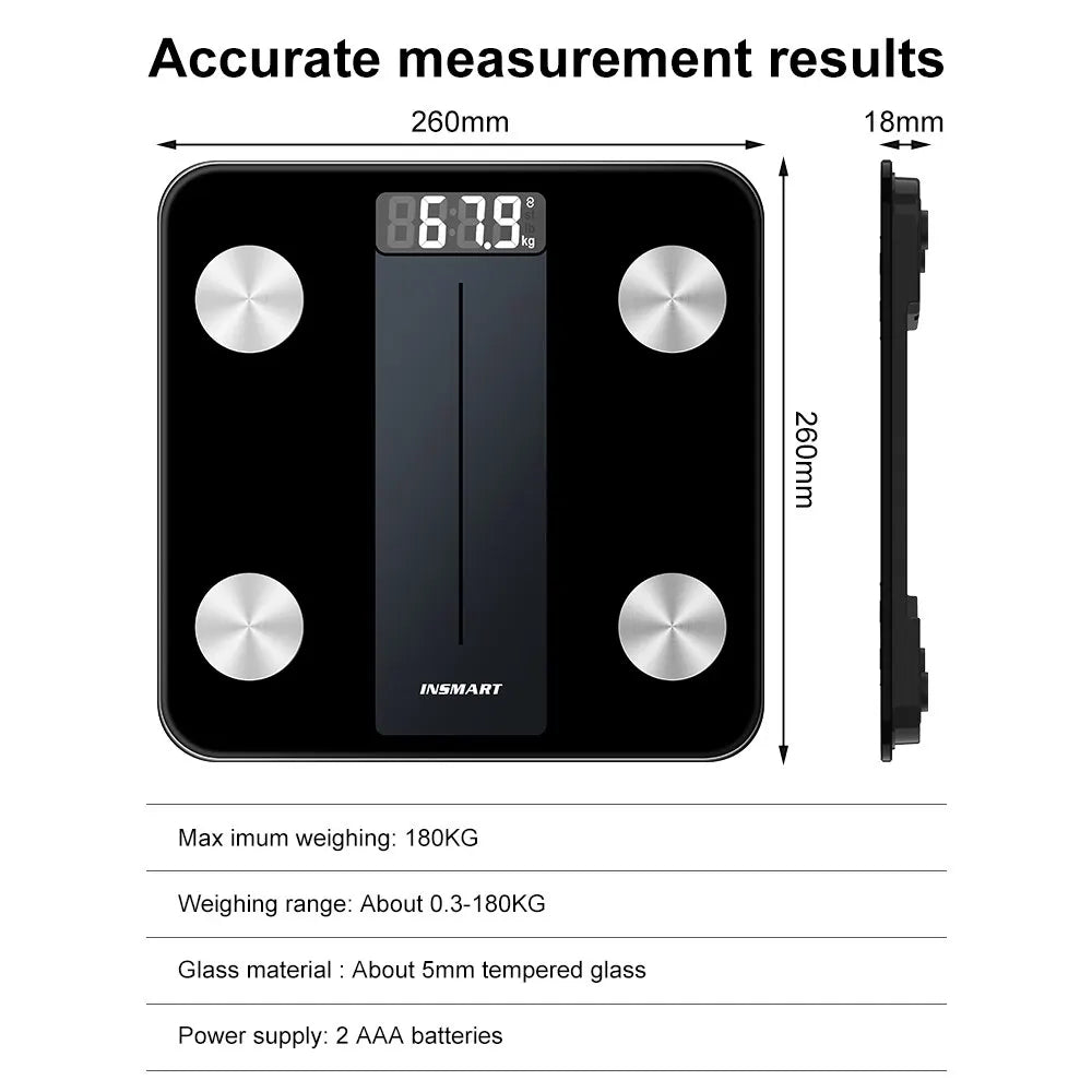 INSMART Digital Smart Body Weight Scale