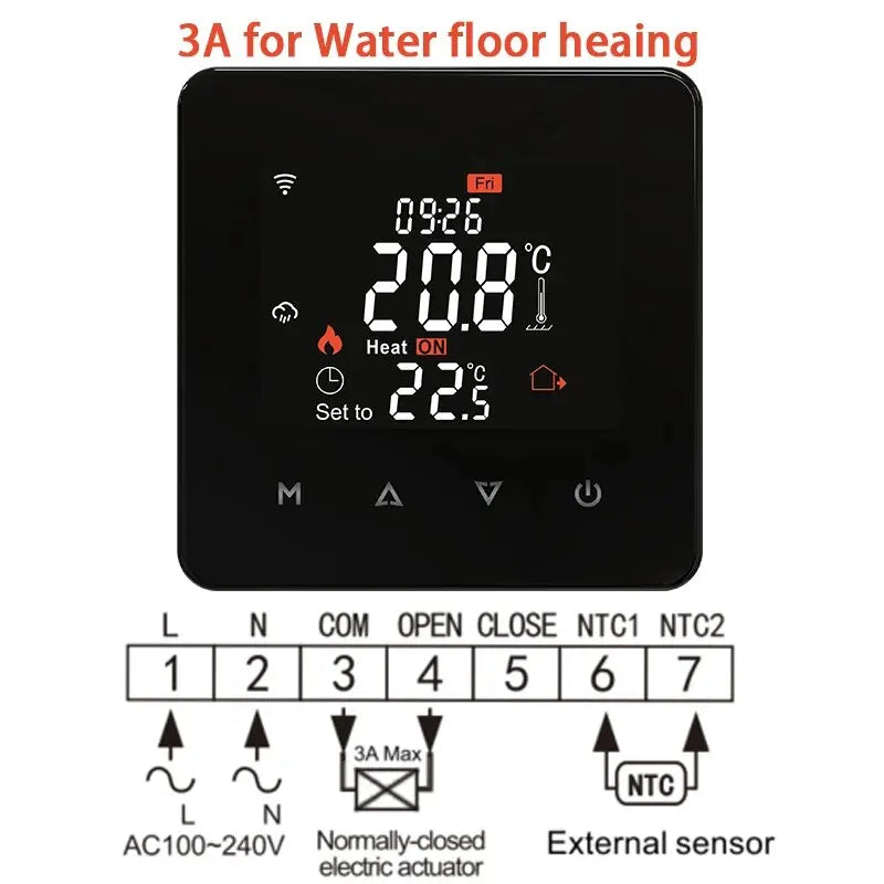 Smart Home Thermostat – WiFi Temperature Controller