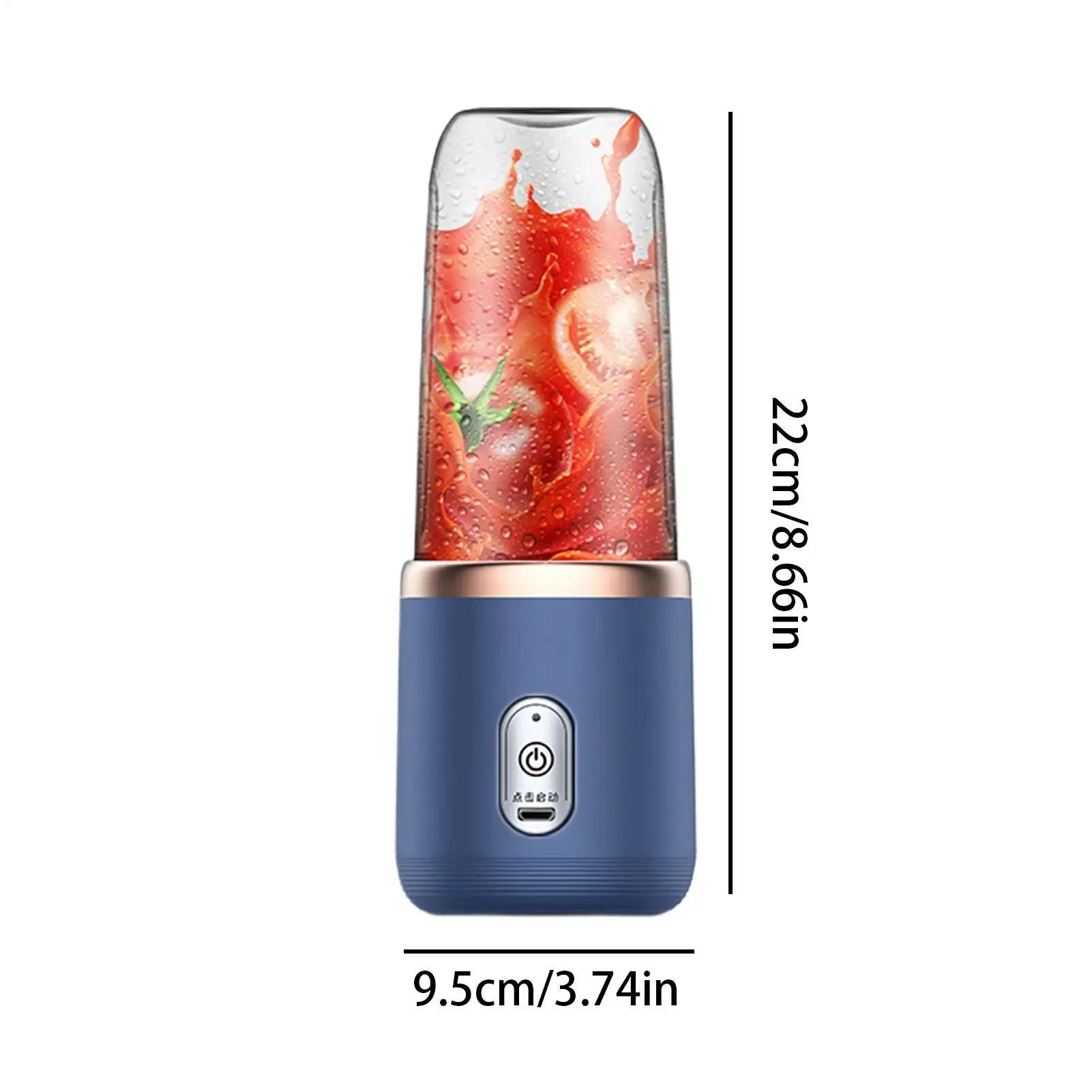 Rechargeable 6 Blades Electric Portable Juicer Cup Mixer