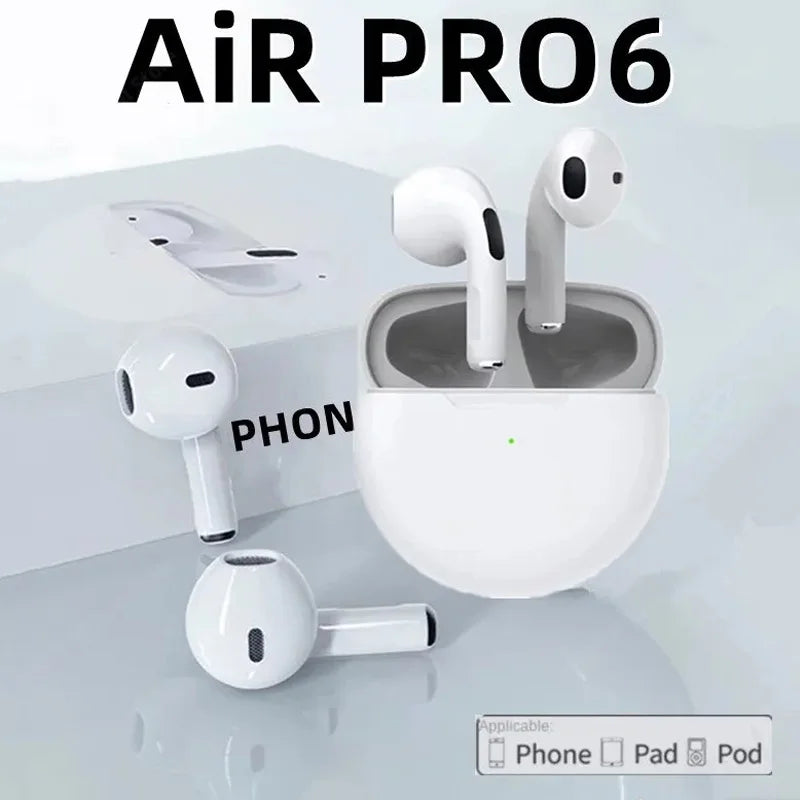 Original Air Pro 6 TWS Wireless Bluetooth Earphones