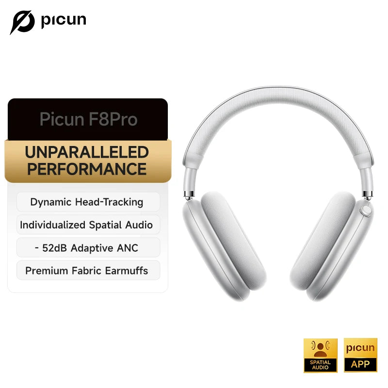 Picun F8 Pro ANC Wireless Headphones