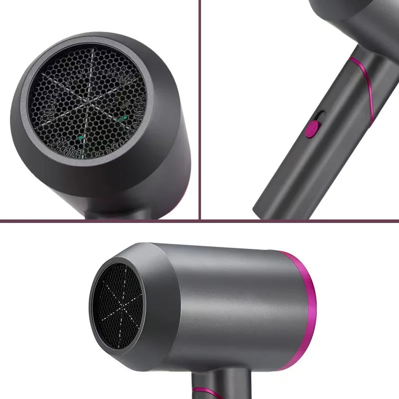 Negative ion blower with Foldable Handle Fast Drying Low Noise Blow Dryer