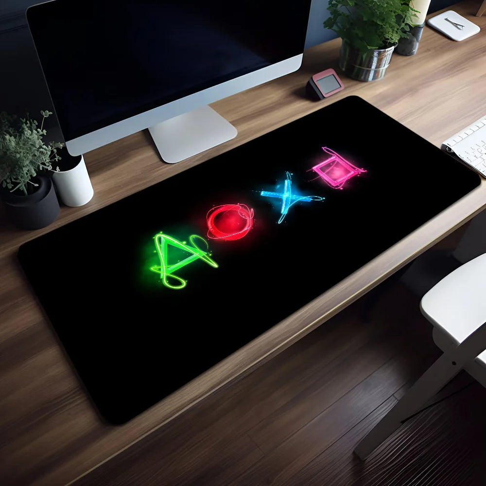 Large Graffiti Gaming Controller Non-Slip Mouse Pad