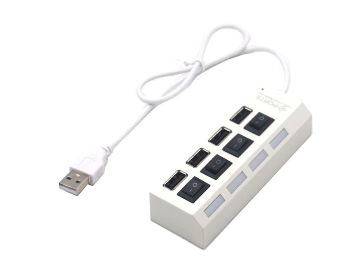 USB HUB 4/7 Port Multiple Expander with ON/OFF Switch