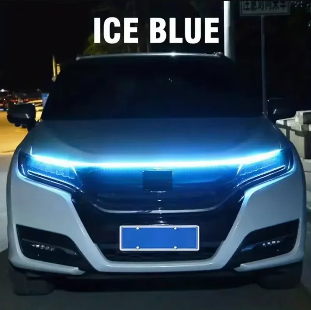 Dynamic Meteor LED Car Hood Lights Strip