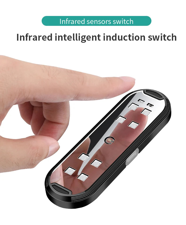 2Pcs Wireless Car RGB LED Door Lights