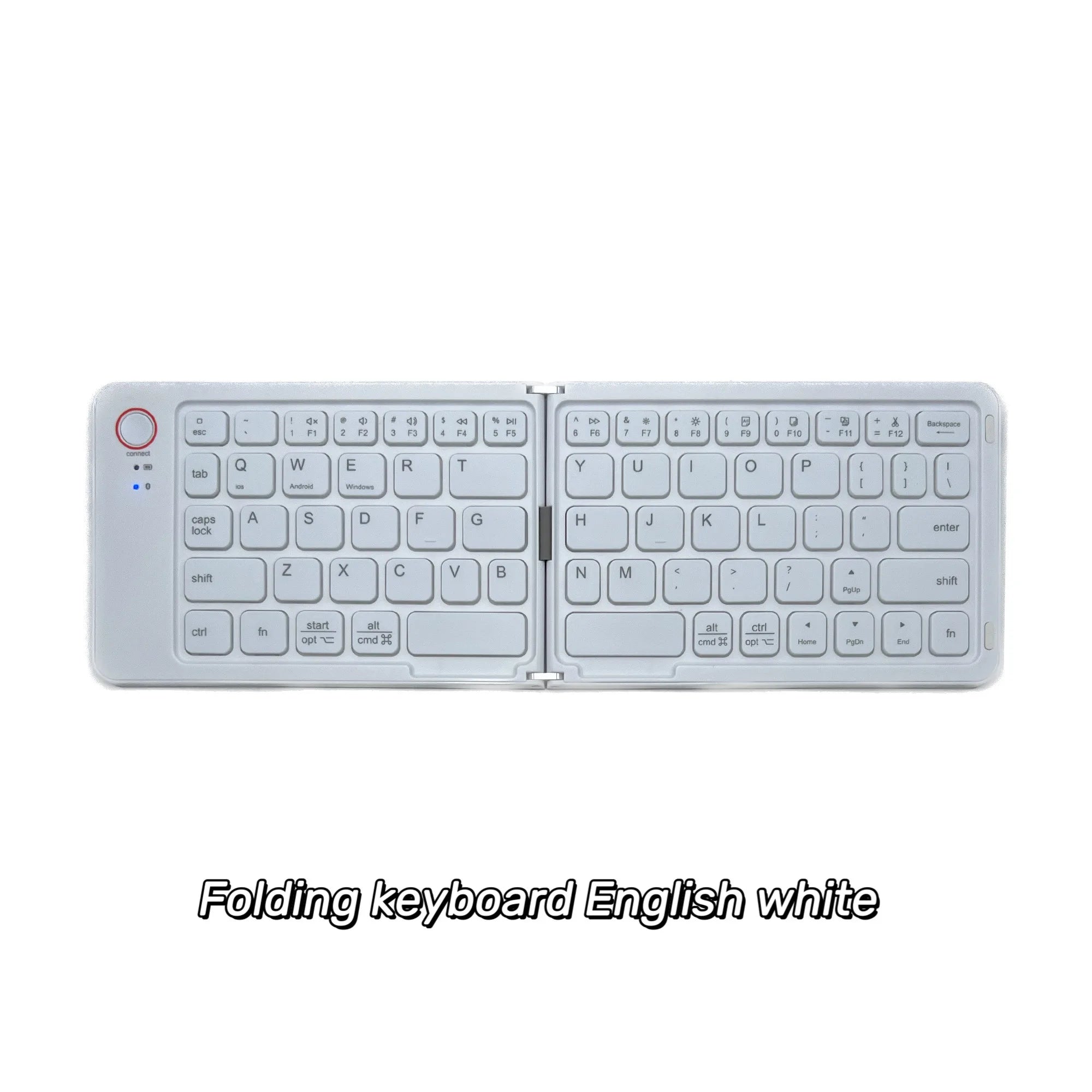Rechargeable Folding Wireless Bluetooth Keyboard
