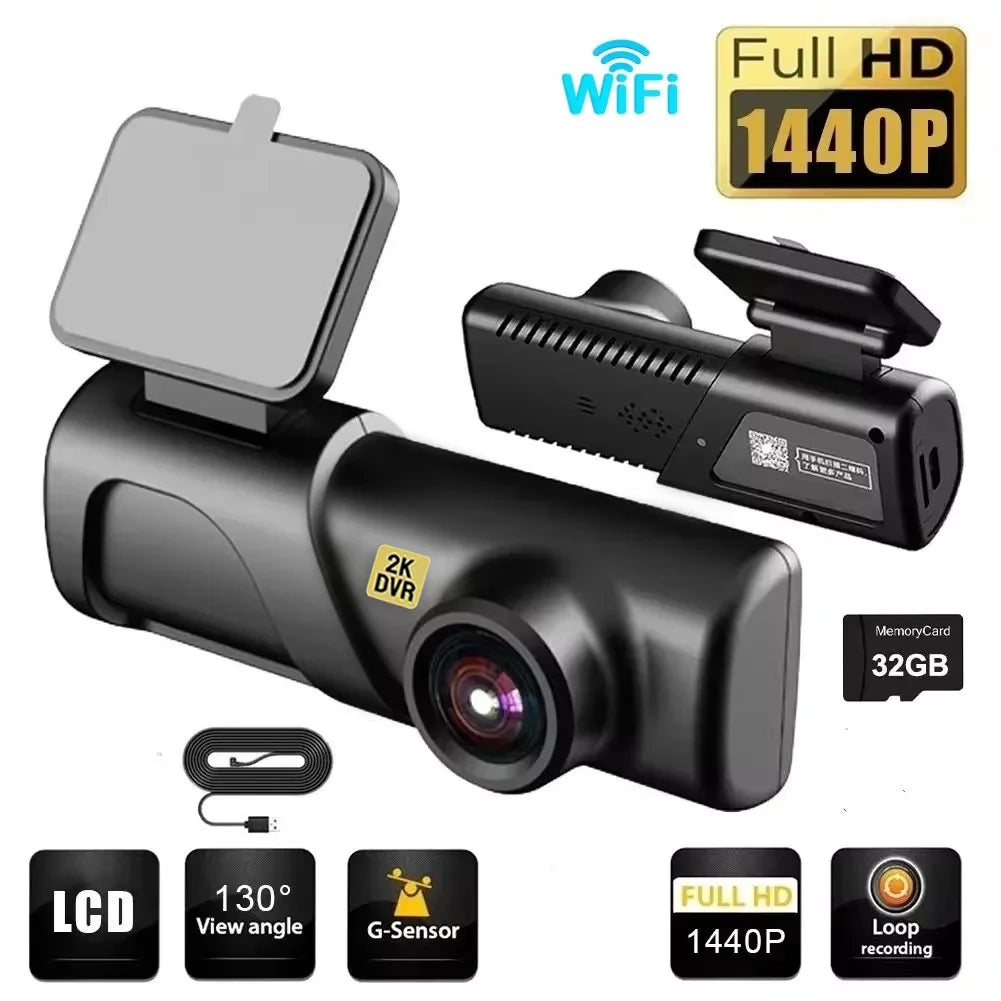 2k 1440P HD WiFi Dash Cam