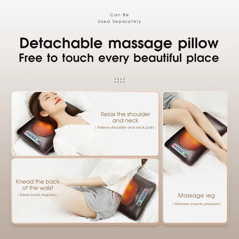 Full-Body Relaxation with Heating & Multifunctional Massage Mattress