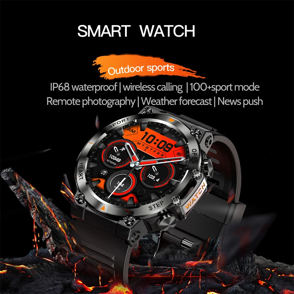 2026 Men Fitness Smart Watch Bluetooth Calling